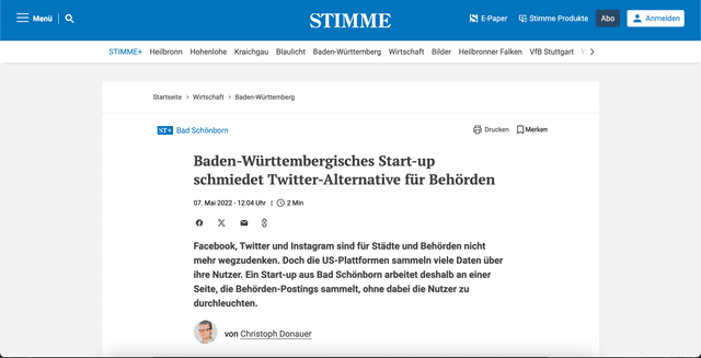 Stimme Logo