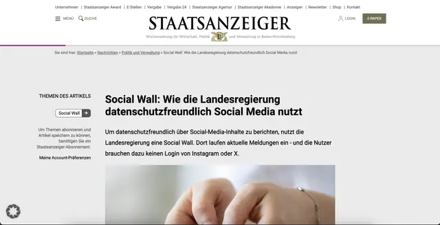 Staatsanzeiger BW Logo